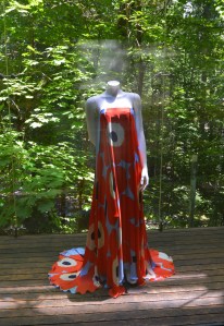 A high fashion application of the Unikko print. 