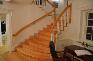 A view of the foyer at the Embassy of Estonia