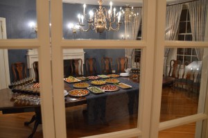 A preview of the Estonian cuisine for the reception.