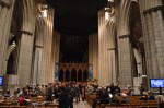 Intermission during Handel's Messiah at the National Cathedral. 
