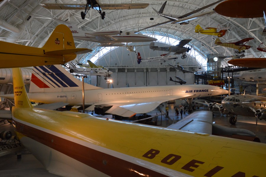 The Air France Concorde was one of my favorite parts of the collection.