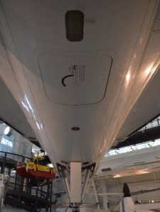 The view from a stroll under the Concorde.